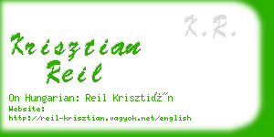 krisztian reil business card